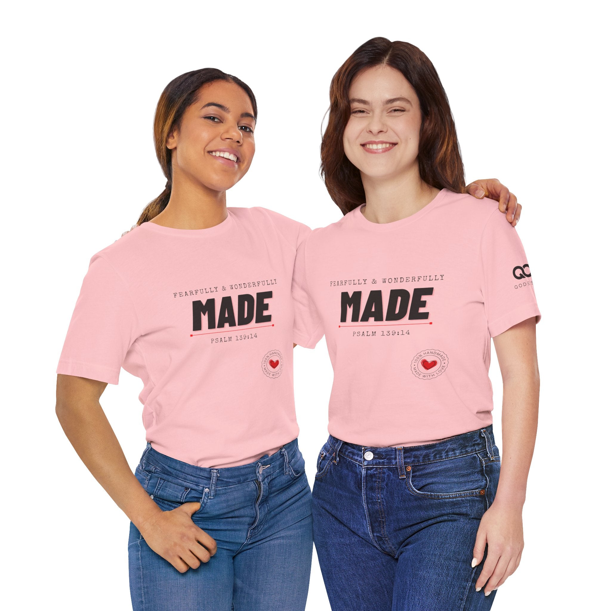 Kingdom Culture Statement Tee — "Fearfully & Wonderfully Made" Psalm 139:14 Christian Tee