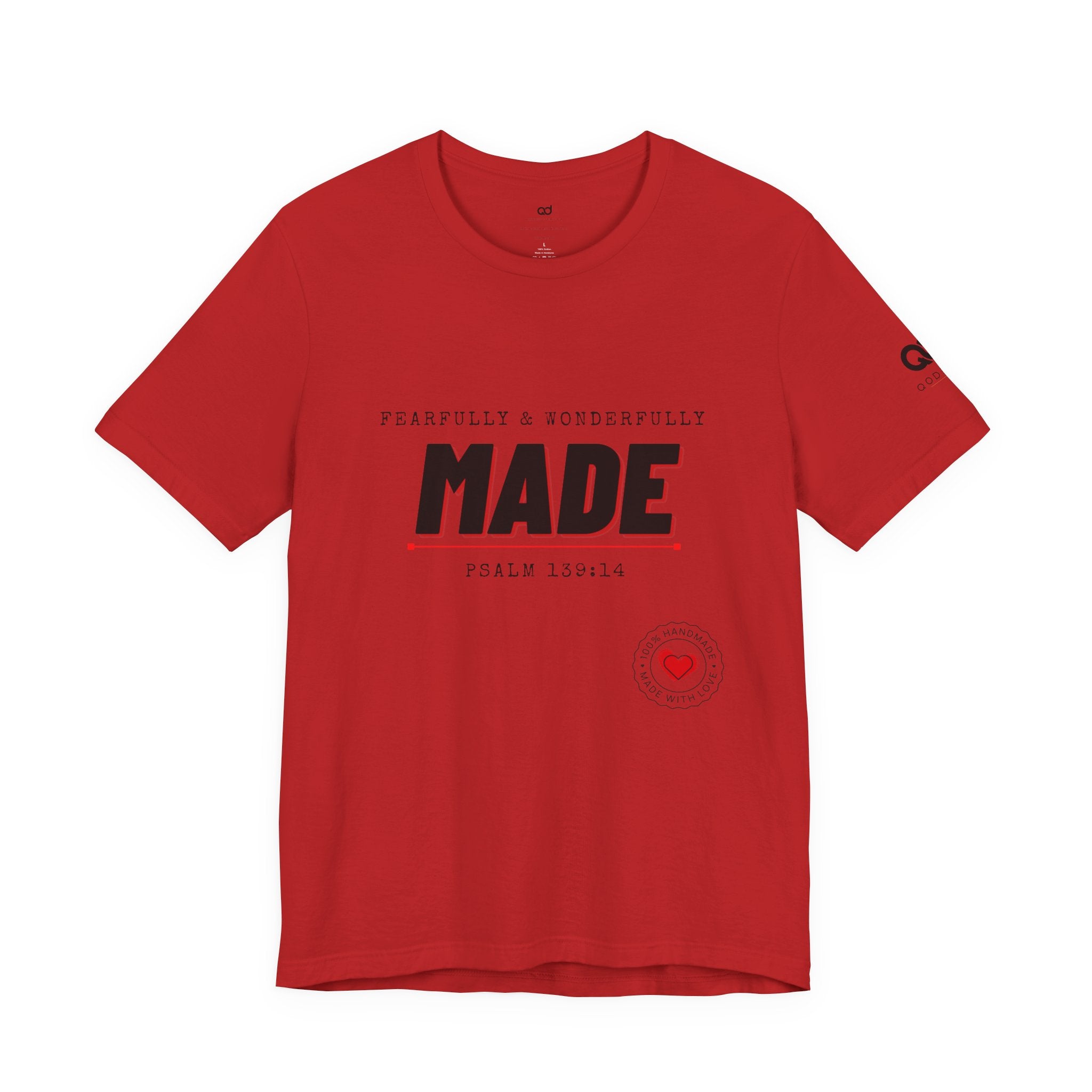 Kingdom Culture Statement Tee — "Fearfully & Wonderfully Made" Psalm 139:14 Christian Tee