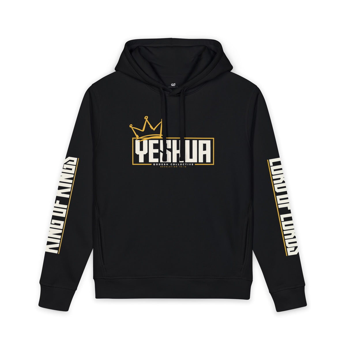 Yeshua King of Kings Hoodie (Black & Navy)