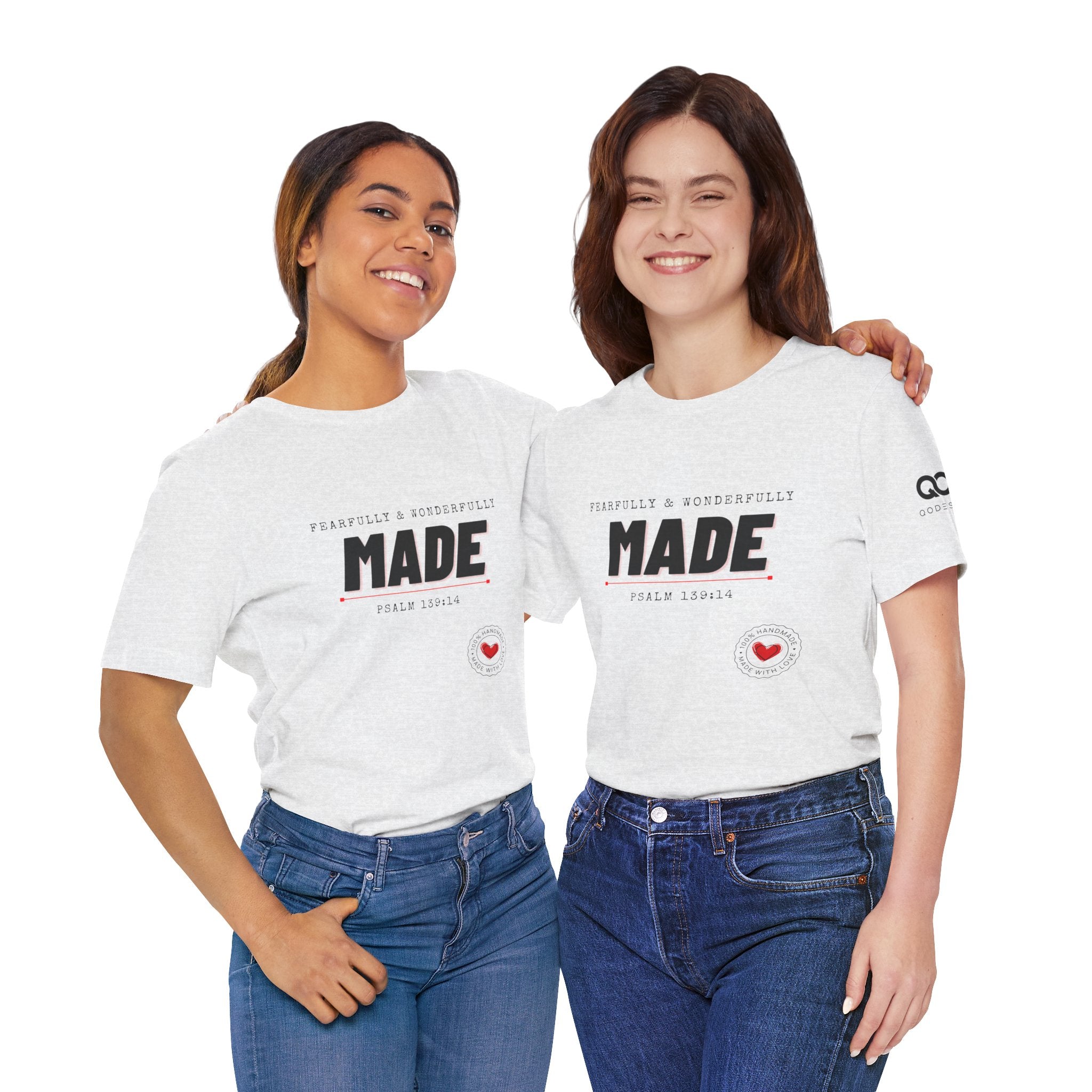 Kingdom Culture Statement Tee — "Fearfully & Wonderfully Made" Psalm 139:14 Christian Tee