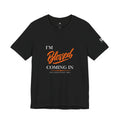 Blessed Script Tee — Inspirational 'Blessed' Short Sleeve T-Shirt