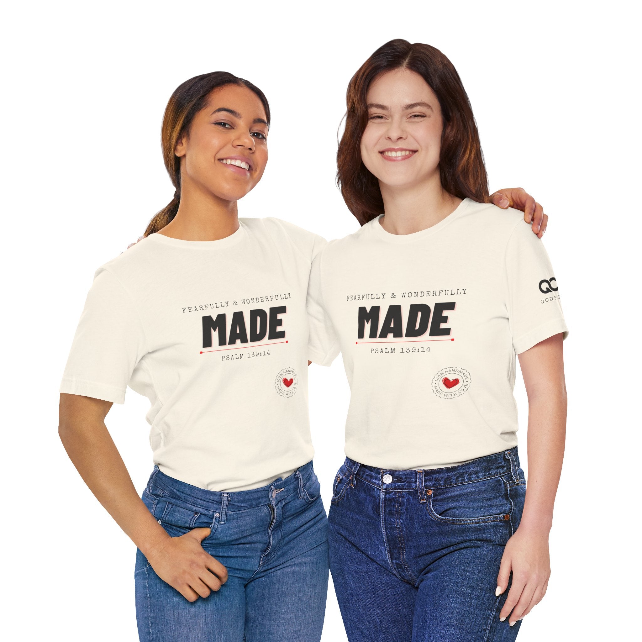 Kingdom Culture Statement Tee — "Fearfully & Wonderfully Made" Psalm 139:14 Christian Tee