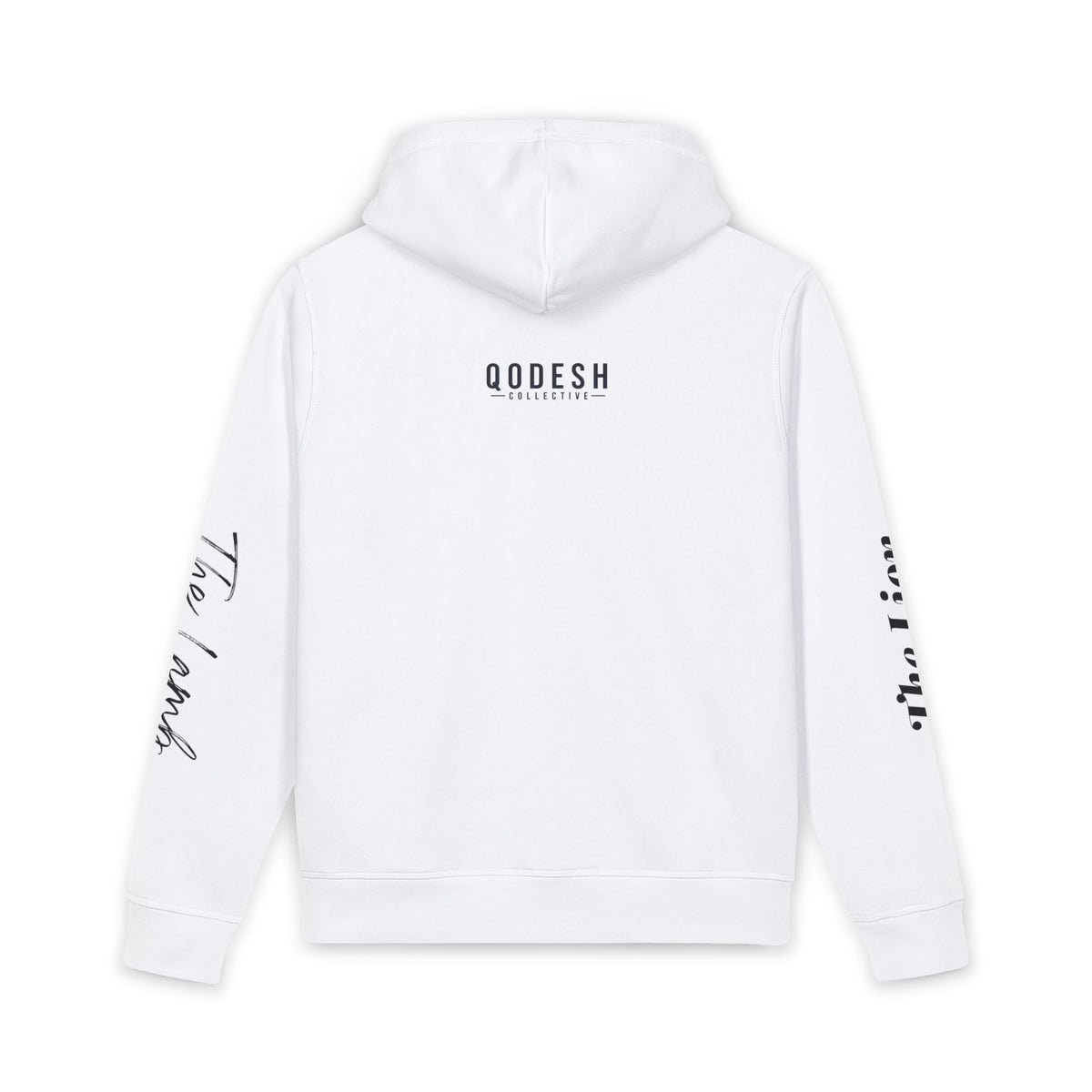 Lion/Lamb Crest Hoodie — 'Qodesh' Organic Cotton Graphic Pullover