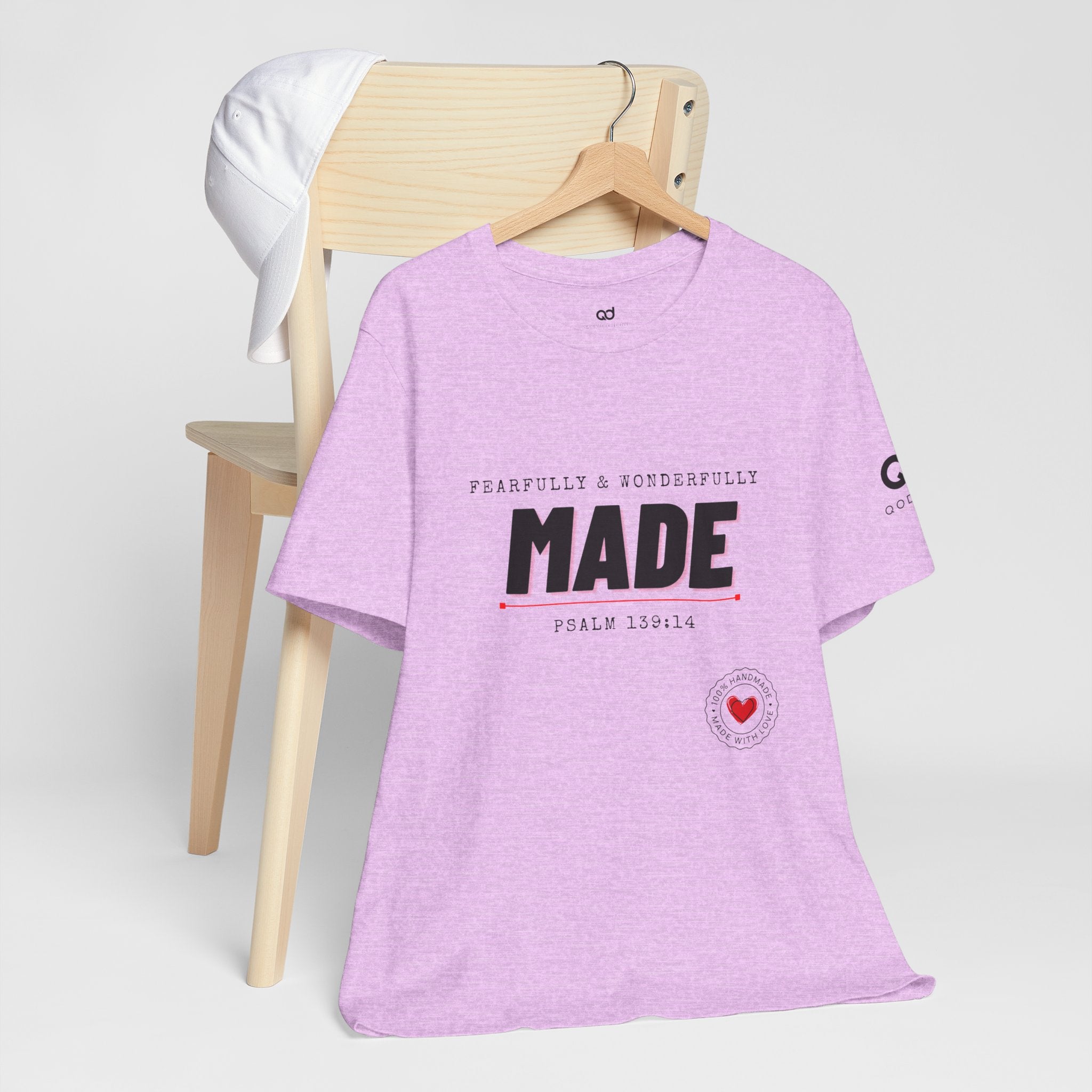 Kingdom Culture Statement Tee — "Fearfully & Wonderfully Made" Psalm 139:14 Christian Tee