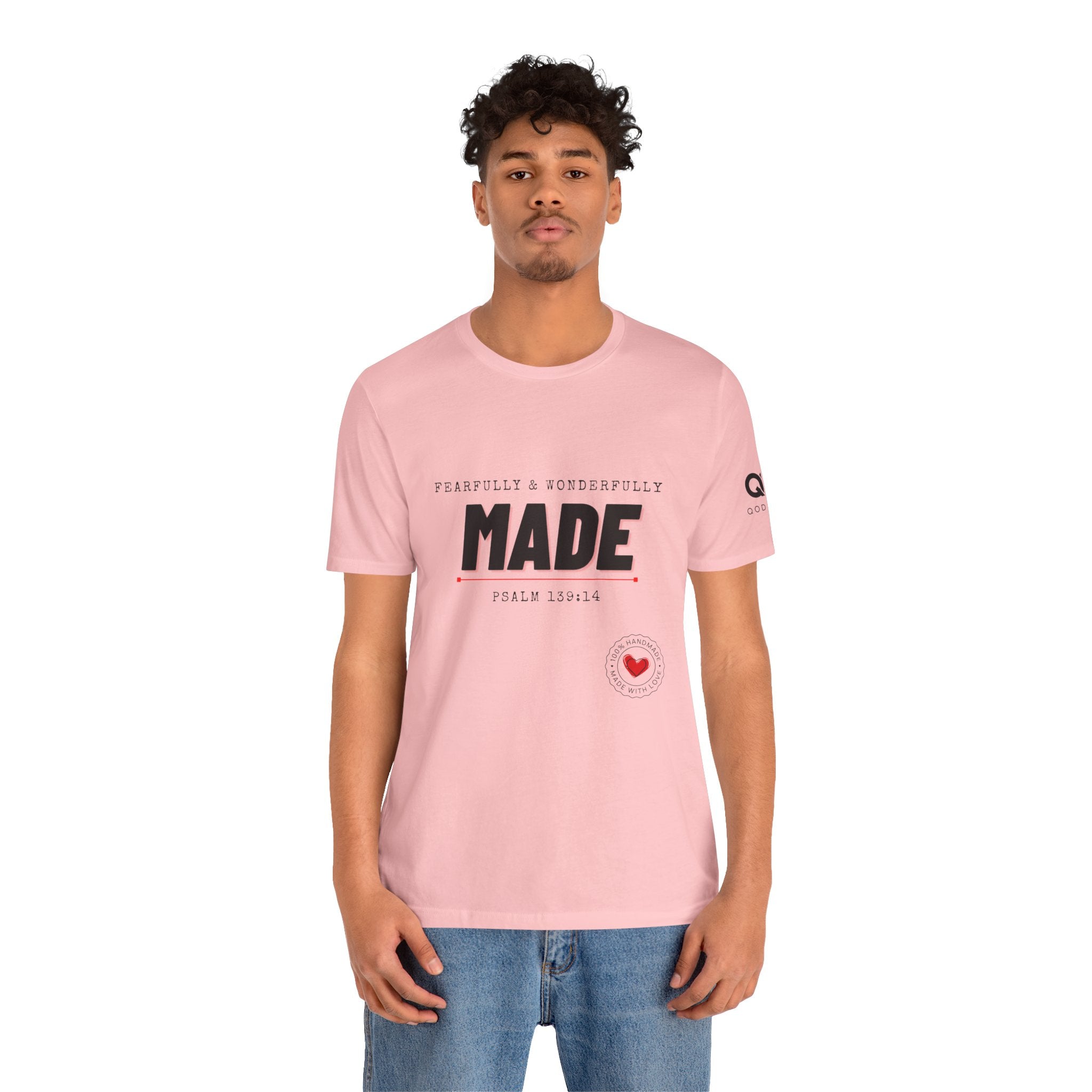 Kingdom Culture Statement Tee — "Fearfully & Wonderfully Made" Psalm 139:14 Christian Tee