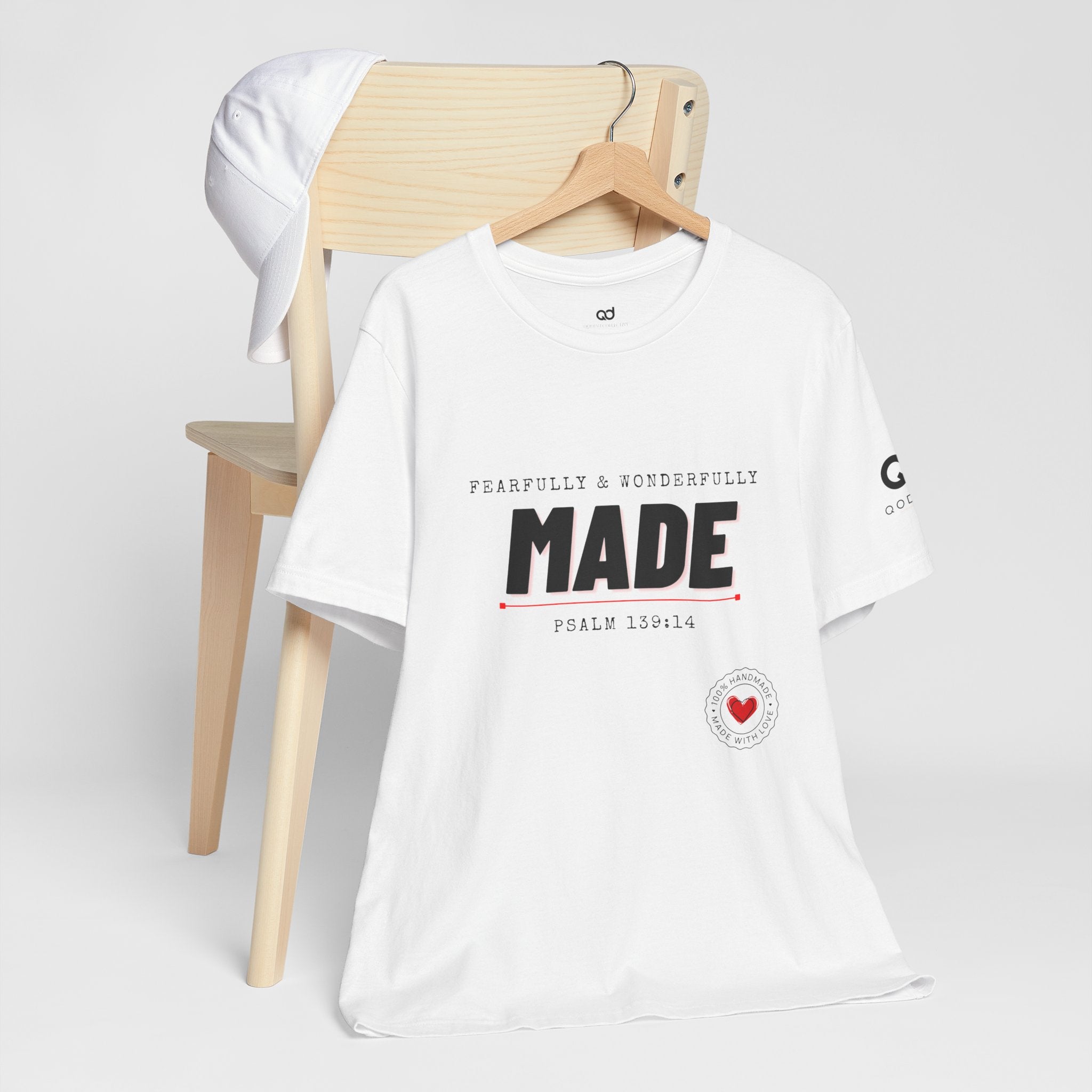 Kingdom Culture Statement Tee — "Fearfully & Wonderfully Made" Psalm 139:14 Christian Tee