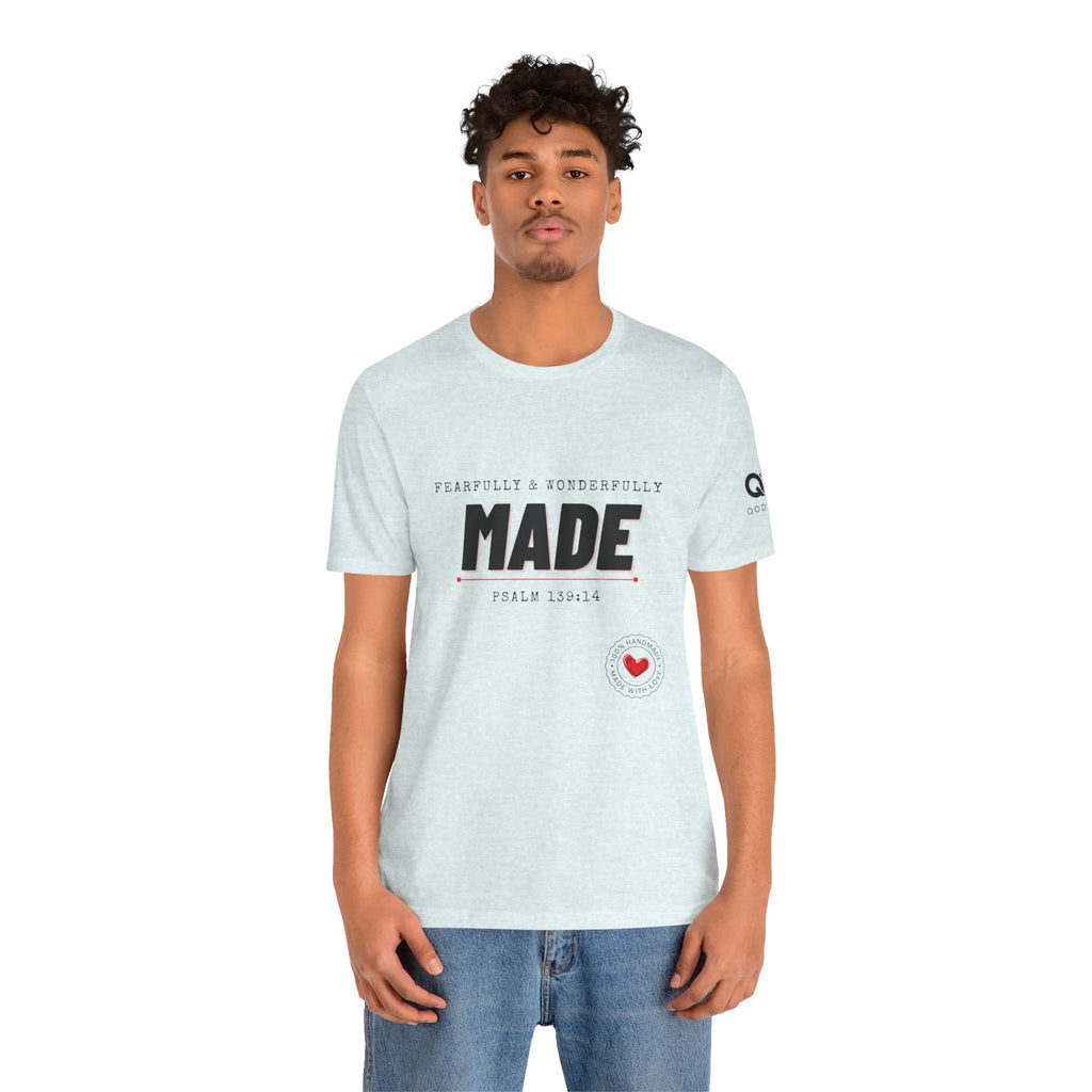 Kingdom Culture Statement Tee — "Fearfully & Wonderfully Made" Psalm 139:14 Christian Tee