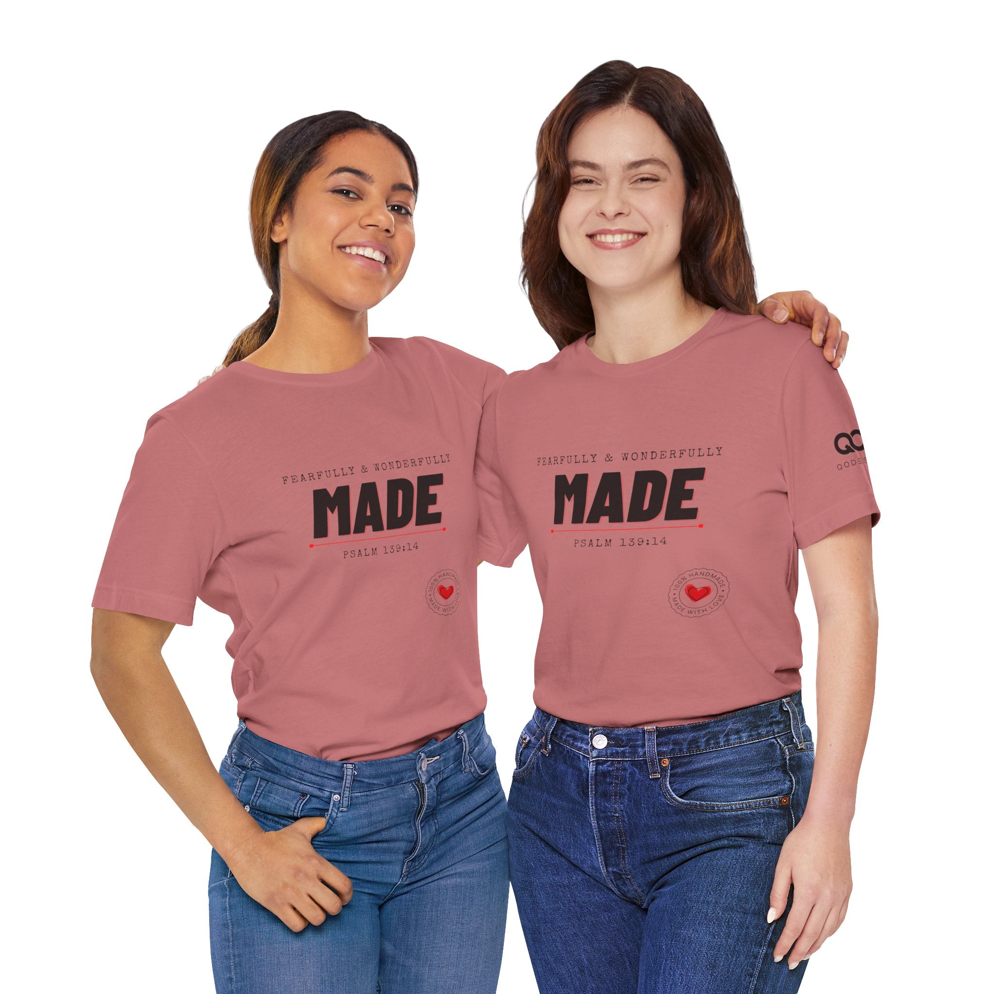 Kingdom Culture Statement Tee — "Fearfully & Wonderfully Made" Psalm 139:14 Christian Tee