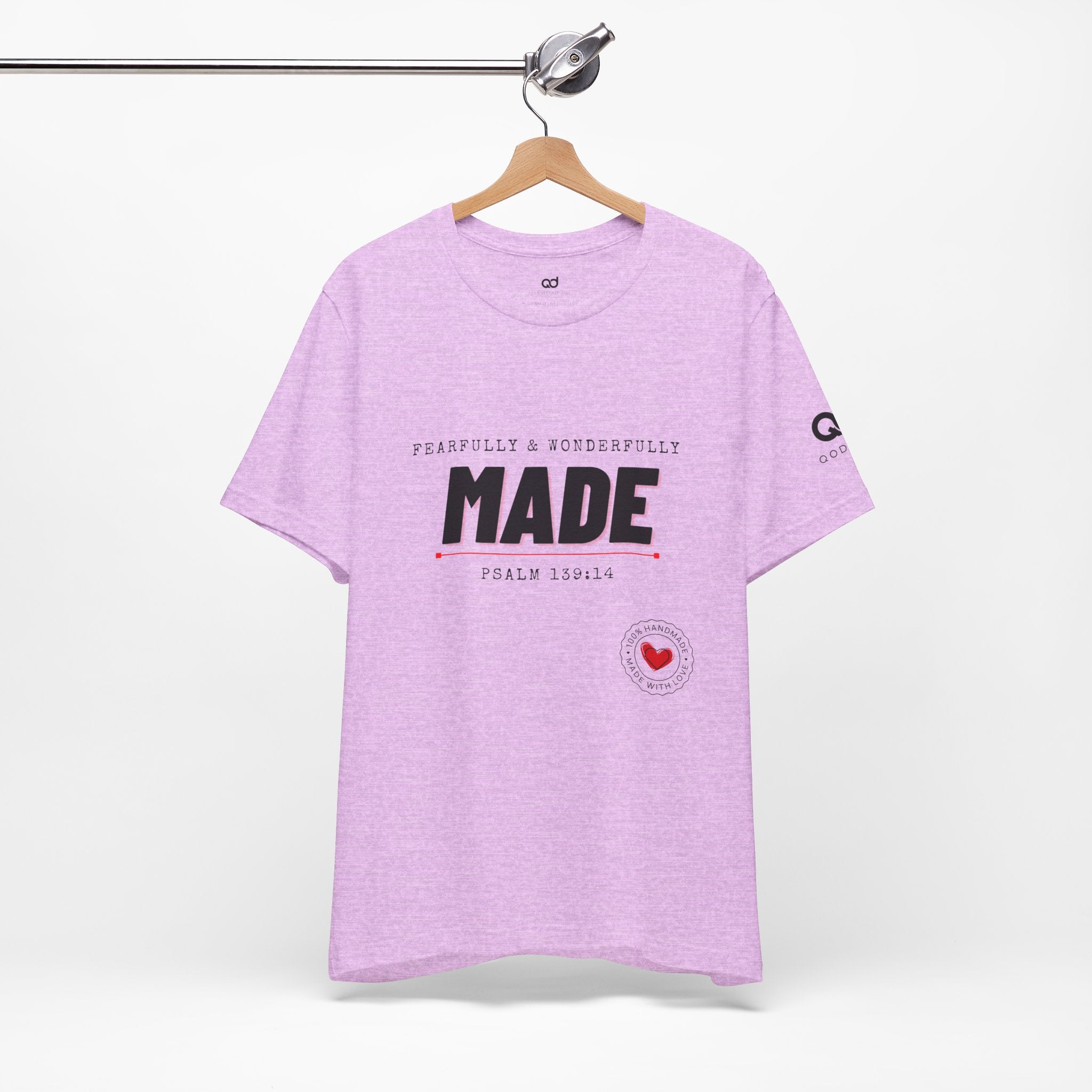 Kingdom Culture Statement Tee — "Fearfully & Wonderfully Made" Psalm 139:14 Christian Tee